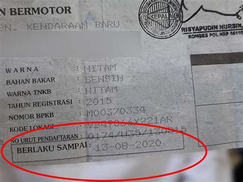 Cek Pajak Motor 5 Tahunan Online Otomotif Terupdate