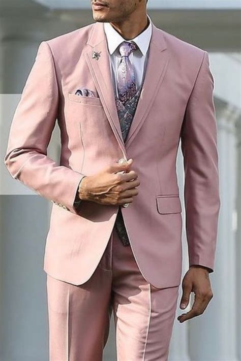 Pink Suits For Men Elegant Groom Attire Giorgenti Custom Suit Ny