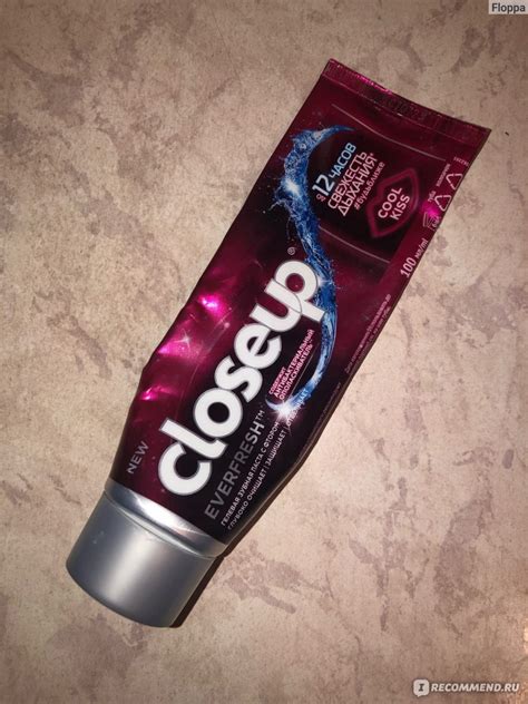 Зубная паста Closeup Cool kiss - «Красивая паста которая не чистит зубы ...