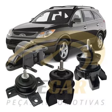 Kit 4 Calço Coxim Motor Cambio Hyundai Veracruz 3 8 V6 Novo