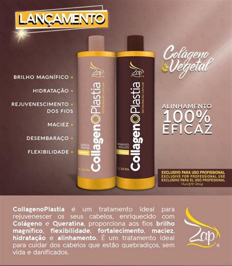 Escova Progressiva Collagenoplastia Zap 1Litro Parada Feminina