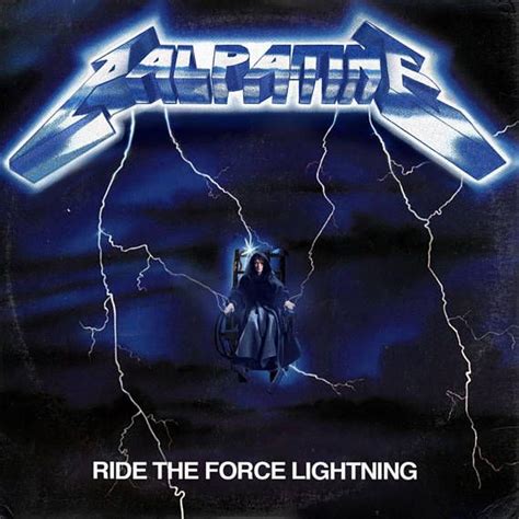 Star Wars emperor Palpatine / Metallica Ride the Lightning 'vinyl ...