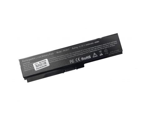 Bateria P Toshiba Satellite A660 L655 C6550 Pa3817 IBRS L315 L630