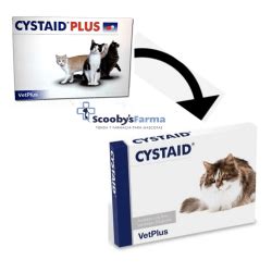 Cystaid plus gatos tracto urinario inferior 180 cápsulas Scoobys Farma