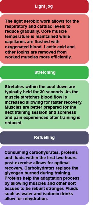 The Effects Of The Warm Up And Cool Down Process Methods And Effects