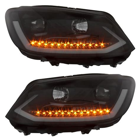 VW Caddy Mk3 Touran Performance Headlights LED Daytime Running