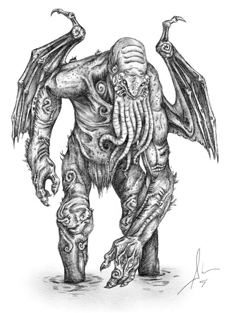 ArtStation - Cthulhu sketch