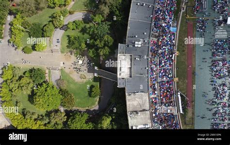 Palacio De Los Deportes Santo Domingo Stadium Concert Crowd Stock Hot