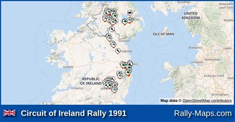 Maps Circuit Of Ireland Rally Brc Rally Maps