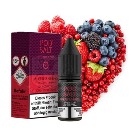 Pod Salt Mixed Berries Nikotinsalz Liquid Ml Mg