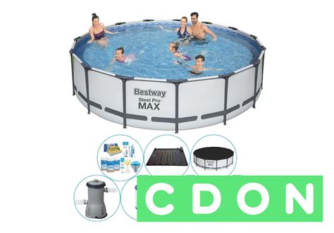 Bestway Steel Pro MAX Rund 457x107 cm - Smart Pool Deal | CDON