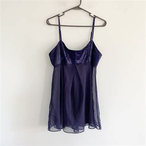 Victoria S Secret Intimates Sleepwear Victorias Secret Babydoll Lace Lingerie Sheer