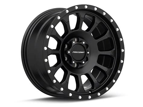 Pro Comp Wheels F Rockwell Satin Black Lug Wheel X Mm