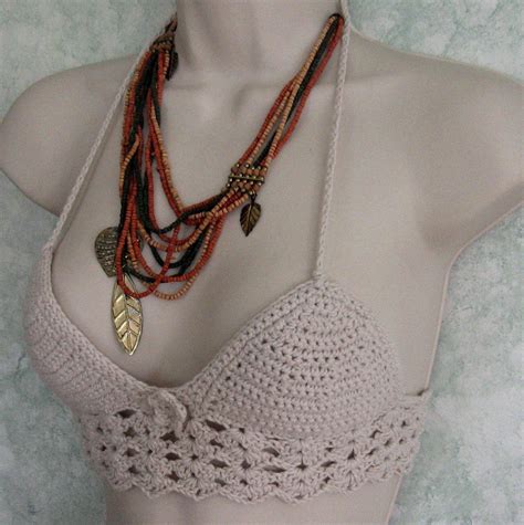 Crochet Bra Pattern Women S Summer Bikini Top Teen Beach