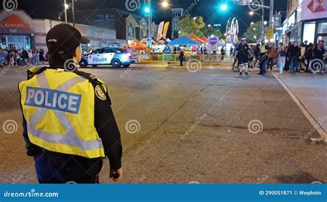 Police Car in Toronto at Evening Editorial Photo - Image of parade ...