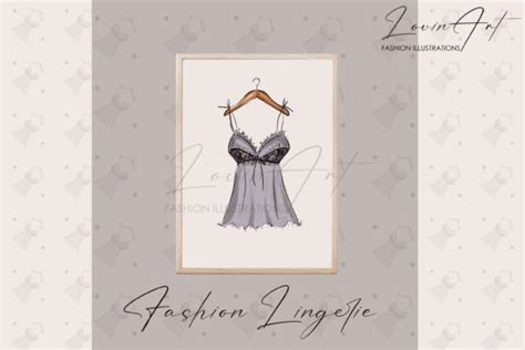 Lingerie Clipart Fashion Illustration Graphic By Ksenia Fashionart Creative Fabrica