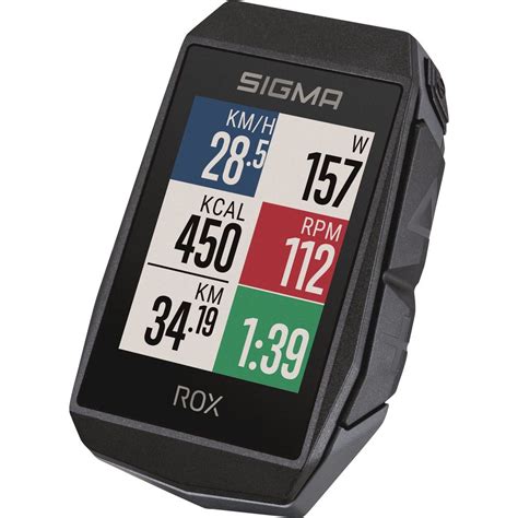 Sigma Fietscomputer ROX 11 1 EVO GPS Black HR Sensoren Set