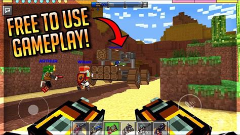 Free To Use Pixel Gun 3d Clan Siege Gameplay Youtube