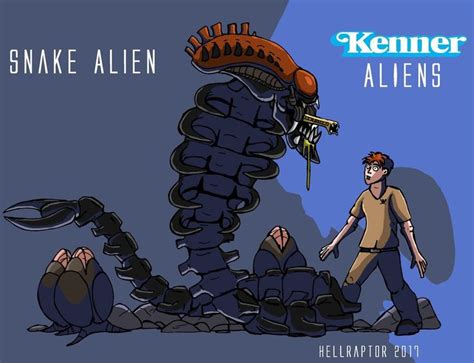 Aliens Kenner Snake Alien By Hellraptor On DeviantArt Alien Artwork