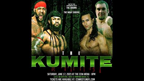 The Qrown C Vs Night Riders CCW Tag Titles Cage Kumite 3 Pompano