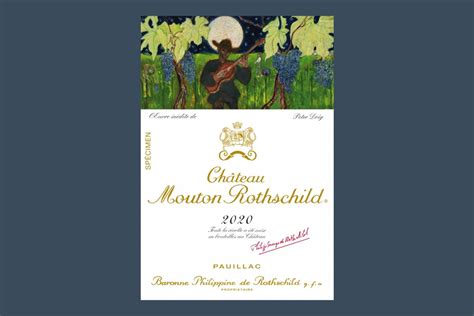 Mouton Rothschild Dévoile Létiquette Du Millésime 2020