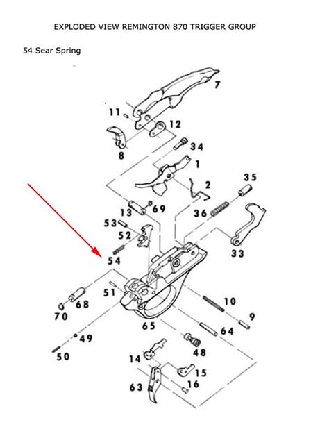 Remington 870 Trigger Assembly Diagram