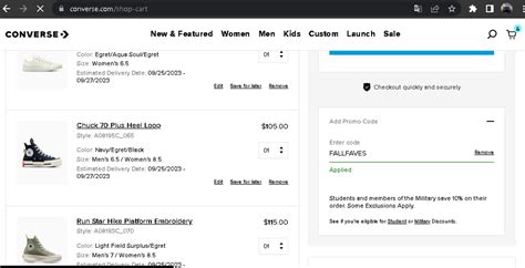Converse Promo Codes 30 Off September 2023