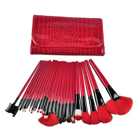 24pcs Pro Makeup Brush Set Professional Makeup Tool Kit Color Comestic Makeup Brushes With Case