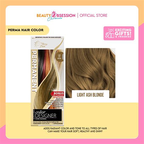 Merry Sun Permanent Hair Color Light Ash Blonde Shopee Philippines