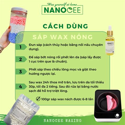 Mua Sáp Wax Lông Nách Ria Mép Lông BIKINI Lông Chân Tay Quát Lông Nách SIÊU BÁM LÔNG
