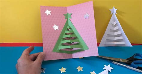 Carte de Noël Pop up Sapin de Noël DIY à faire soi même RDVLudique