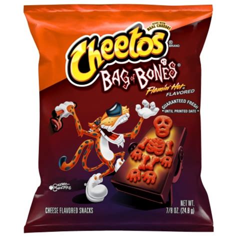 Cheetos Bag Of Bones Flamin Hot Cheese Flavored Snacks Oz Smiths Food And Drug