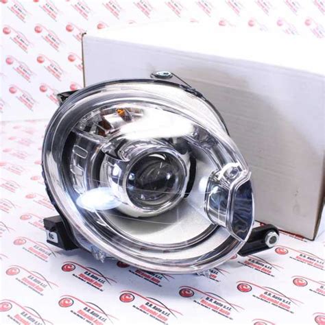 PROIETTORE DX FIAT 500 07 15 ABARTH BI XENON COD 51844936 NUOVO