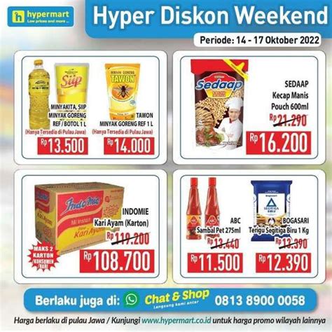 Promo Jsm Hypermart Mulai Oktober Katalog Hyper Diskon