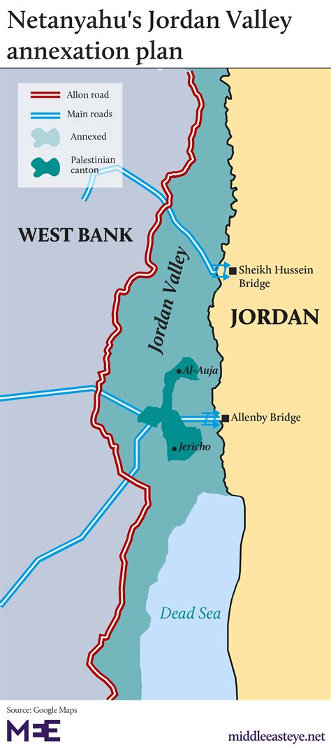 Jordan Valley Israel Map