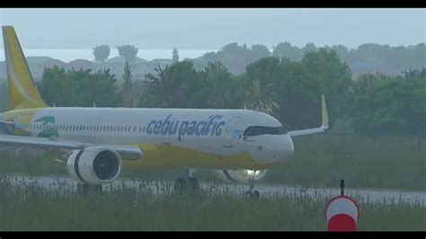 Xplane11 Cebu Pacific A321 Neo Landing In Pagadian From Manila