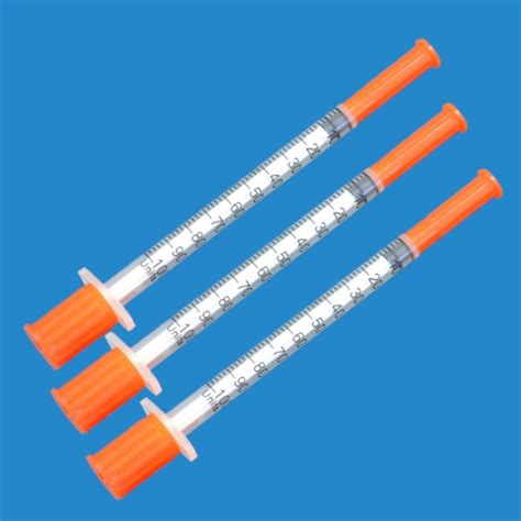 Medical Insulin Syringe Ml Ml Ml With Needle China Syringe And