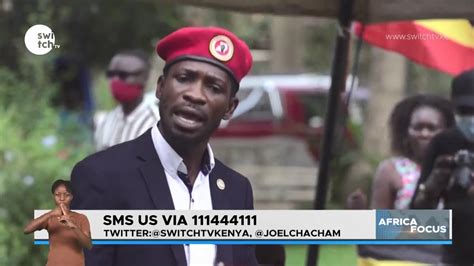 Ugandan Opposition Leader Bobi Wine Adresses Supporters After Troops