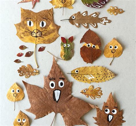 6 Fun Leaf Crafts to Try this Autumn - Petit & Small