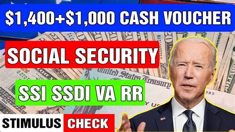 STIMULUS CHECK UPDATE 1400 Stimulus Check For Social Security