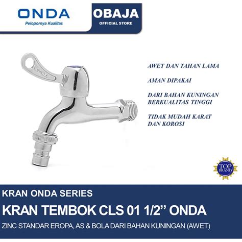 Jual Onda Kran Tembok Cls Onda Kran Tembok Premium Onda Cls