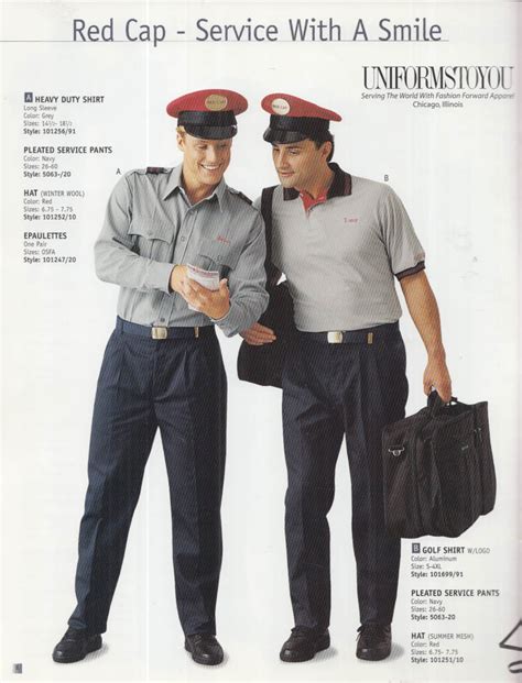 Amtrak One Team One Amtrak: Uniforms to You catalog for employees 1997