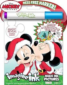 Amazon Mickey And Minnie Mouse Holiday Imagine Ink 16 Page