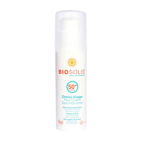 BIOSOLIS Крем солнцезащитный для лица SPF 50+ 50 мл - купить с ...