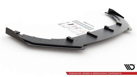 Front Lippe Front Splitter Frontansatz Racing V Mit Flaps F R Vw