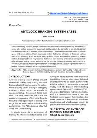 Antilockbrakingsystem Pdf