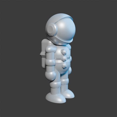 Stl File Simple Astronaut 🧑‍🚀・model To Download And 3d Print・cults