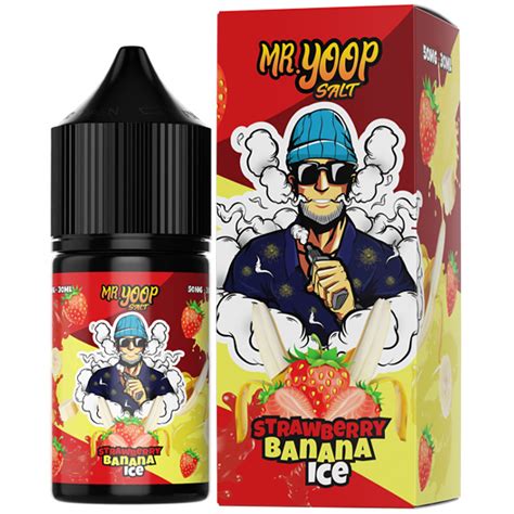 Mr Yoop Salt Strawberry Banana Ice Ml Vape Expresso