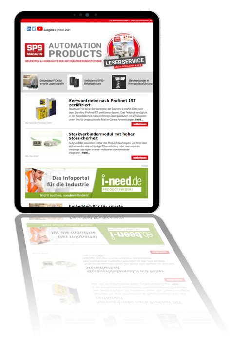 Automation Newsletter 2 2021 Archive - SPS-MAGAZIN