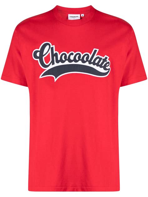 Chocoolate Logo Patch Cotton T Shirt Farfetch